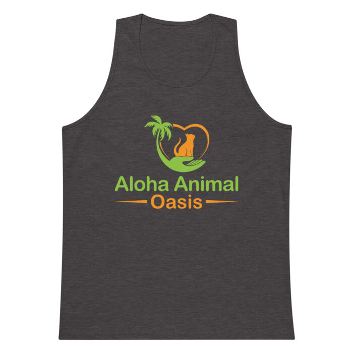 Mens Premium Tank Top Charcoal Heather Front C D B Jpg