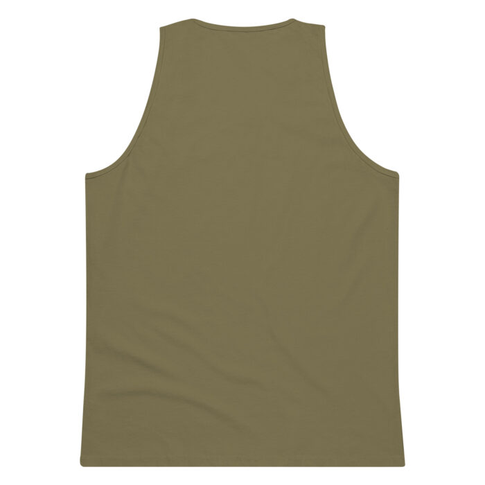 Mens Premium Tank Top Military Green Back C D Adb Jpg